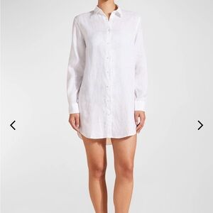 Vilebrequin
White Linen Mini Shirtdress